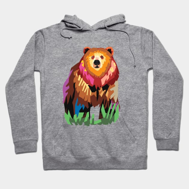 WPAP bear Hoodie by siddick49